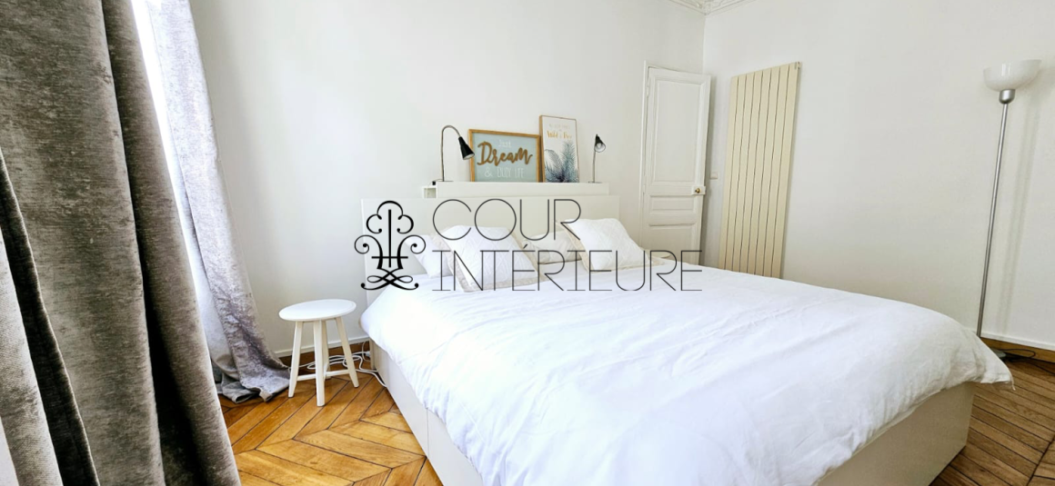 MEUBLÉ – chambres + 1 bureau – 86 m2 – Paris 8ème (limite 17ème) – Ternes / rue Saint Honoré – 3ème étage avec ascenseur – Loyer charges comprises : 3.200 euros