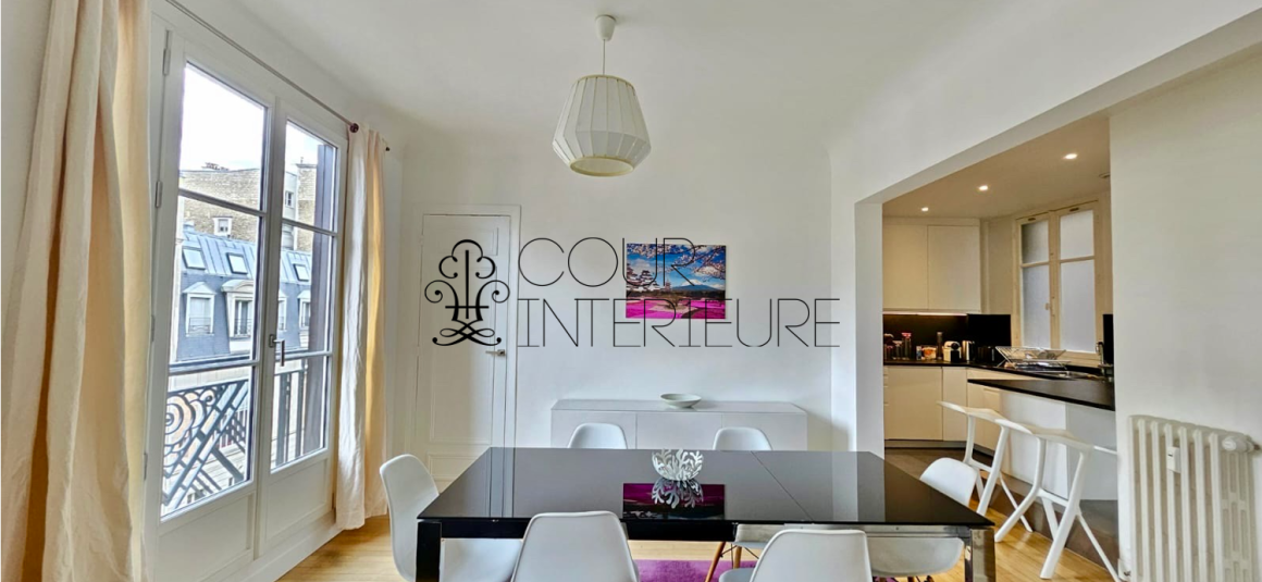 MEUBLÉ – 3 chambres – Paris 17ème –  Wagram – 120 m2 – 4ème étage avec ascenseur – Loyer charges comprises : 4.490 € charges comprises (chauf. inclus)