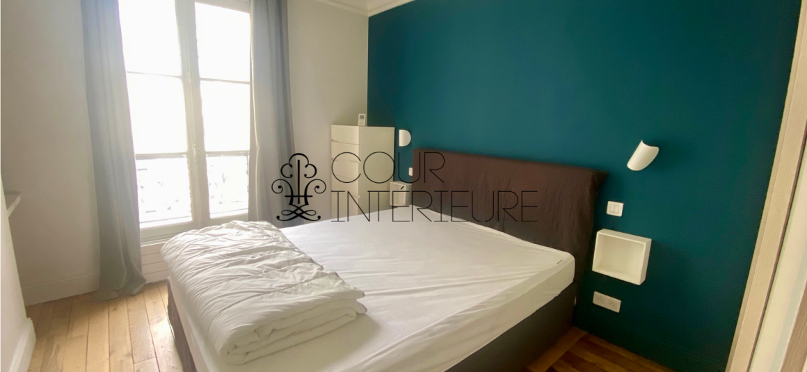MEUBLÉ – 2 chambres – Paris 8ème – Saint Augustin – 88 m2 – 5ème étage ascenseur – GRAND BALCON FILANT de 7 m2  PLEIN SUD – Loyer charges comprises : 3.650 euros