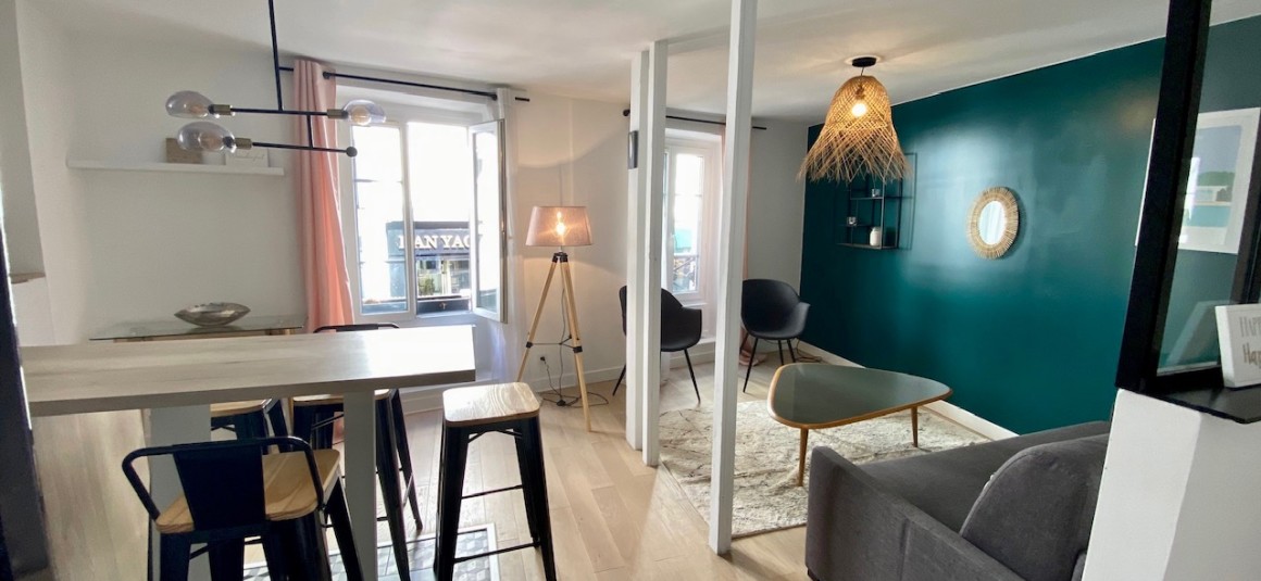 MEUBLÉ – 1 chambre – 37,1 m2 – Paris 17ème – Rue des Acacias – 1er étage sans ascenseur –  Loyer charges comprises : 1.500 €