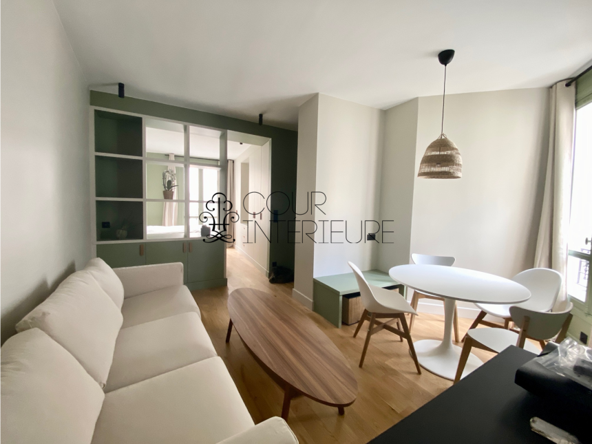 MEUBLÉ – 1 chambre – MARAIS – Paris 3ème  – Rue de Montmorency – 35 m2 – 2e étage sans ascenseur – Loyer charges comprises : 1.800 €