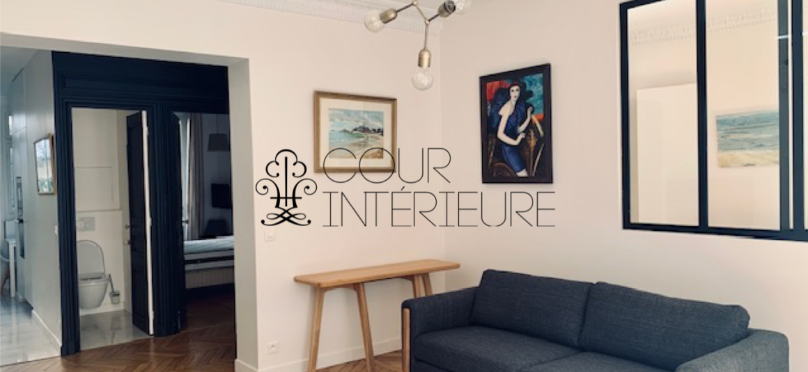 MEUBLÉ – 2 chambres – Paris 16ème – Rue Chalgrin – Petit balcon – 65  m2 – 1er étage ascenseur – Loyer charges comprises : 3.000 euros cc