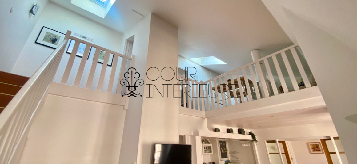 MEUBLÉ – Duplex de 2 CHAMBRES – PARIS 18ème – 74 m2 (89 m2 au sol) – Rue d’Orsel (Anvers – Montmartre) – 5ème et dernier étage avec ascenseur –  Loyer charges comprises : 2.500 euros + possibilité parking en sous-sol dans l’immeuble 150 euros