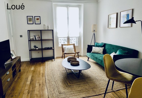 MEUBLÉ – Rénovation totale récente –  1 chambre – 44 m2 – Paris 7ème – Rue Saint Dominique (Gros Caillou) – 4e étage avec ascenseur – Loyer charges comprises : 2.100 €
