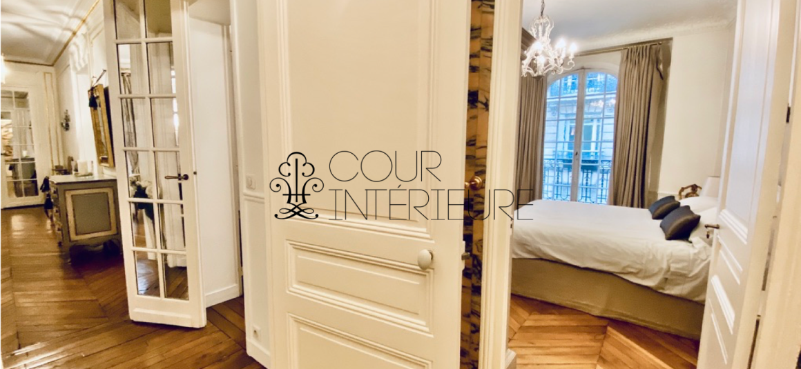 MEUBLÉ – 6/7 Pièces – Paris 17ème – Rue Pierre Demours – 210 m2 – 1er étage avec ascenseur – Loyer charges comprises : 5.900 euros (chauffage central)