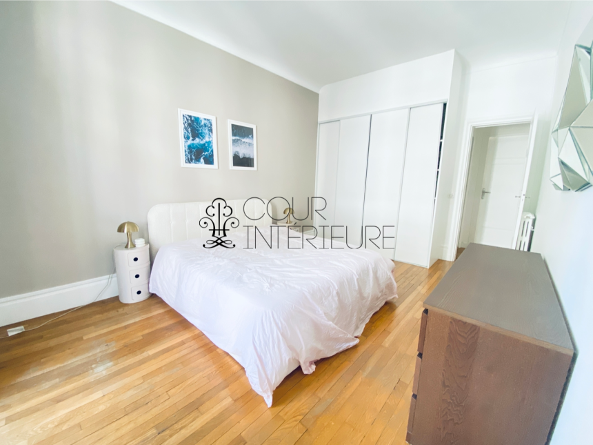 MEUBLÉ – 5 chambres – Paris 16ème – 220 m2 – Rue Cortambert – 3ème étage avec ascenseur – Loyer charges comprises : 10.100 euros (chauffage collectif)