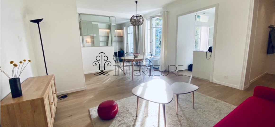 MEUBLÉ – 3 chambres – Paris 15ème – Rue Sarasate – 86,5 m2 + Balcon – 2ème étage avec ascenseur – Loyer charges comprises : 2.995 euros (chauffage collectif)