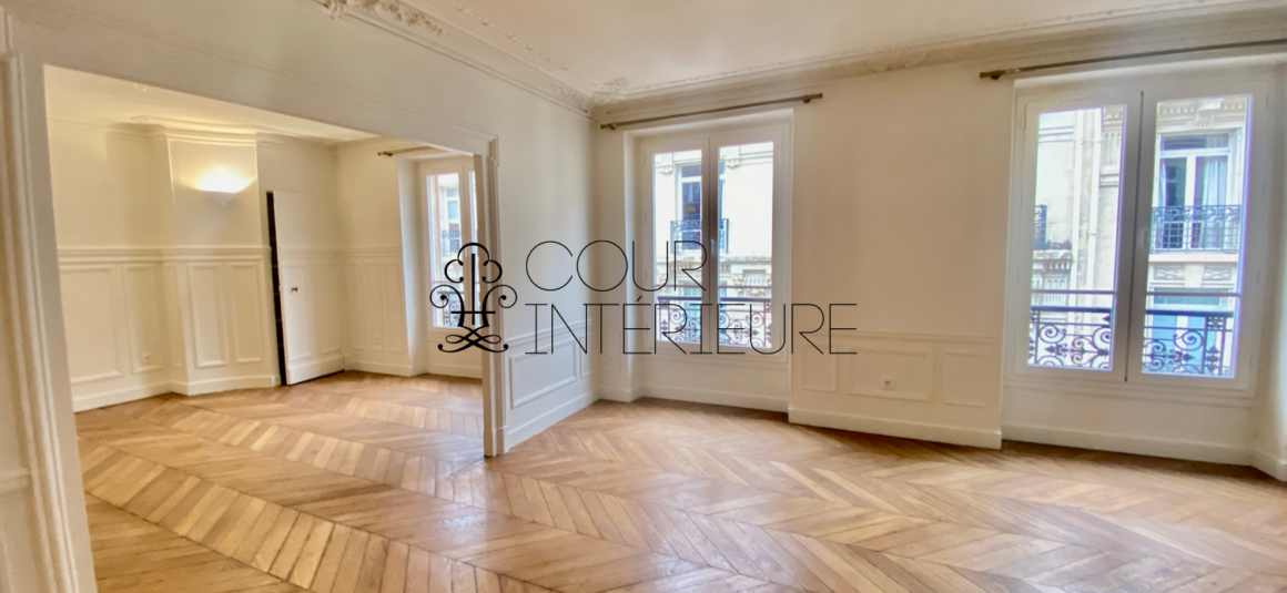 VIDE – Réfection totale – 3 chambres – 131 m2 – Paris 7ème – Rue de Bellechasse – 4ème étage ascenseur – Loyer charges comprises : 5.000 euros