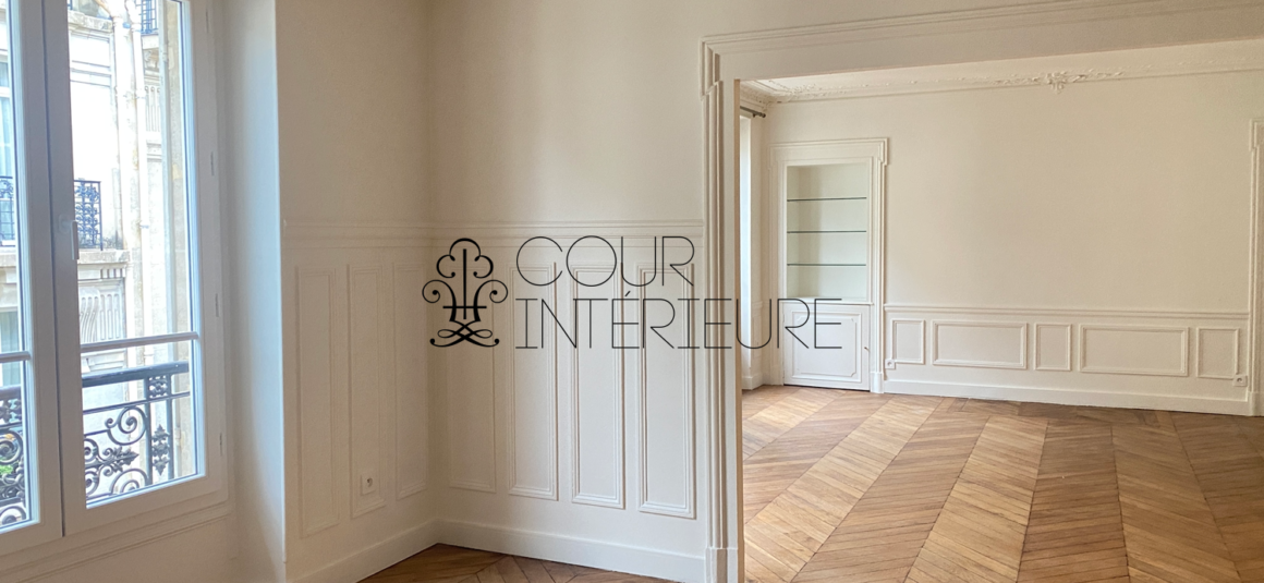 VIDE – Réfection totale – 3 chambres – 131 m2 – Paris 7ème – Rue de Bellechasse – 4ème étage ascenseur – Loyer charges comprises : 5.000 euros