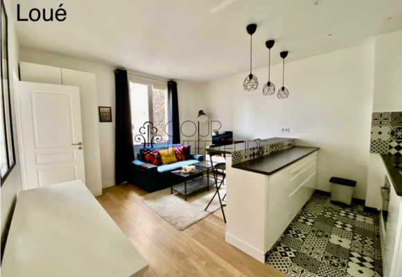 MEUBLÉ – 1 chambre – 31 m2 – Paris 17ème – Rue Débarcadère – 3ème étage ascenseur – Loyer charges comprises : 1.500 euros
