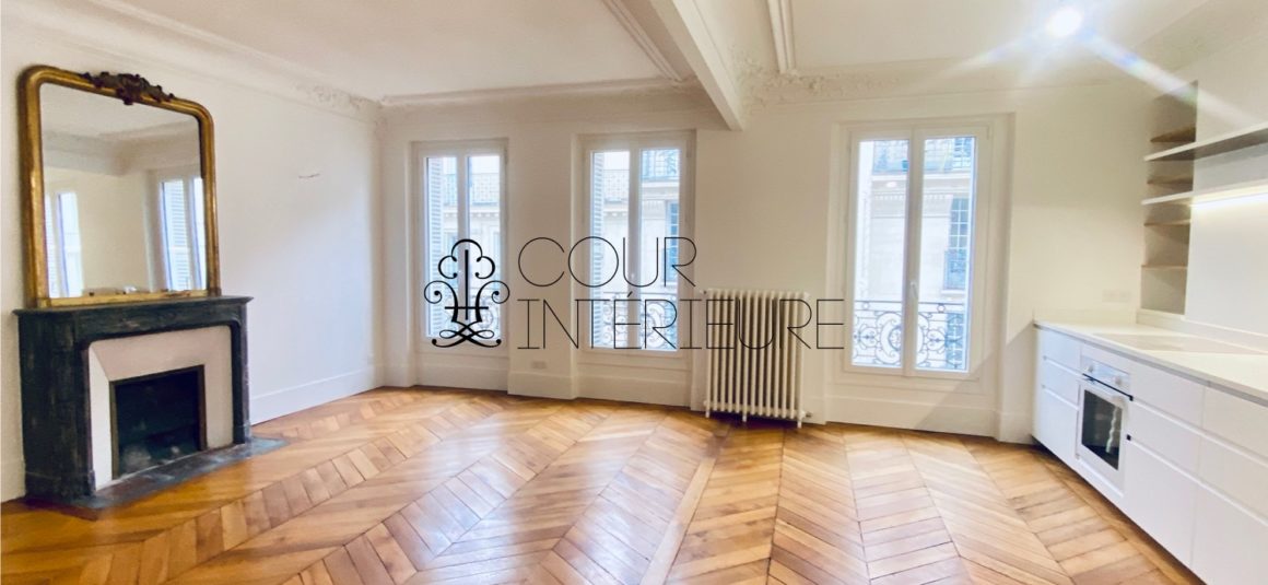 VIDE –  2 chambres – Paris 17ème – 73 m2 – Rue Labie – 4ème étage sans ascenseur – Loyer charges comprises : 2.500 euros