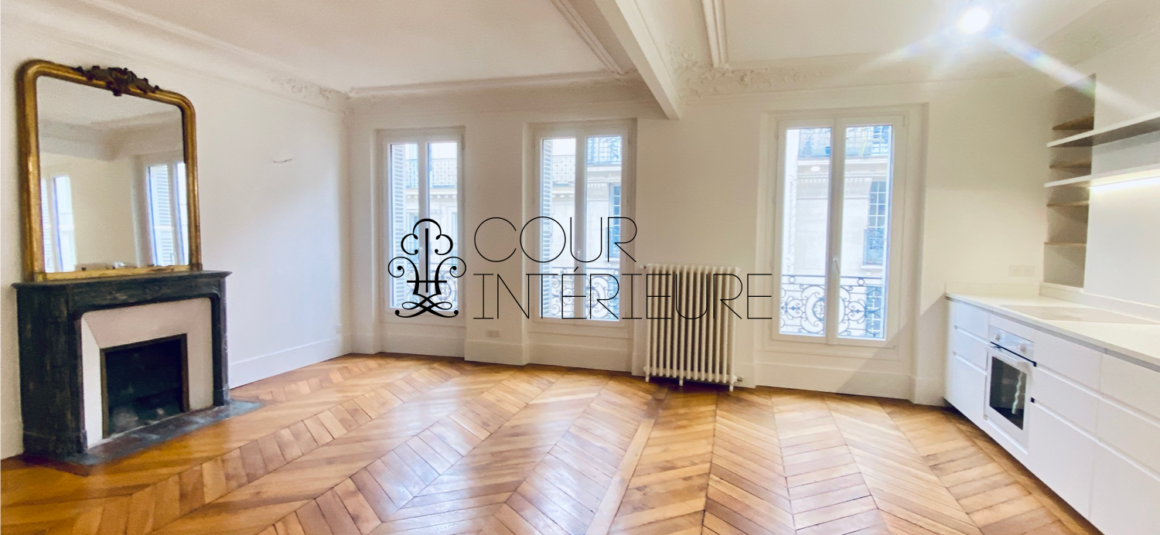 VIDE –  2 chambres – Paris 17ème – 73 m2 – Rue Labie – 4ème étage sans ascenseur – Loyer charges comprises : 2.500 euros