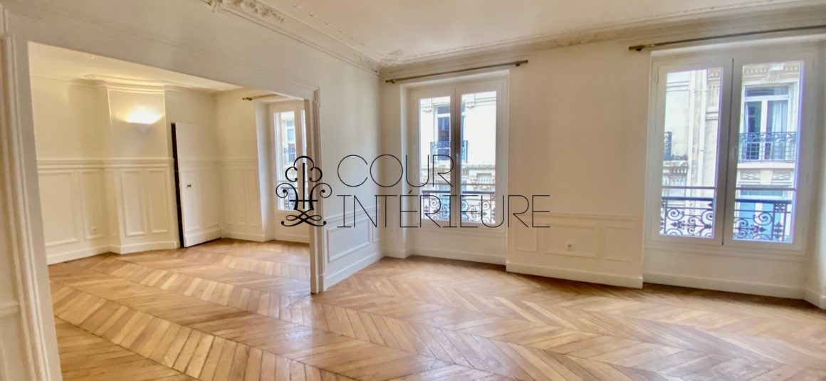 VIDE – Réfection totale – 3 chambres – 131 m2 – Paris 7ème – Rue de Bellechasse – 4ème étage ascenseur – Loyer charges comprises : 5.000 euros