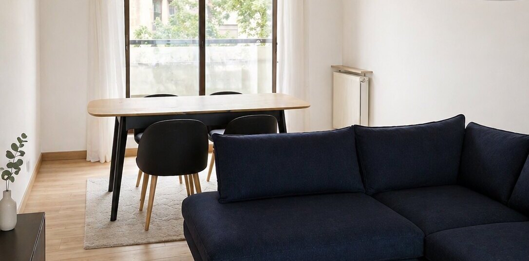 MEUBLÉ – 2 chambres – LEVALLOIS (92) – 68,34 m2 + balcon – 1er étage ascenseur – Loyer charges comprises : 2.300 euros (chauffage et eau chaude collectifs)