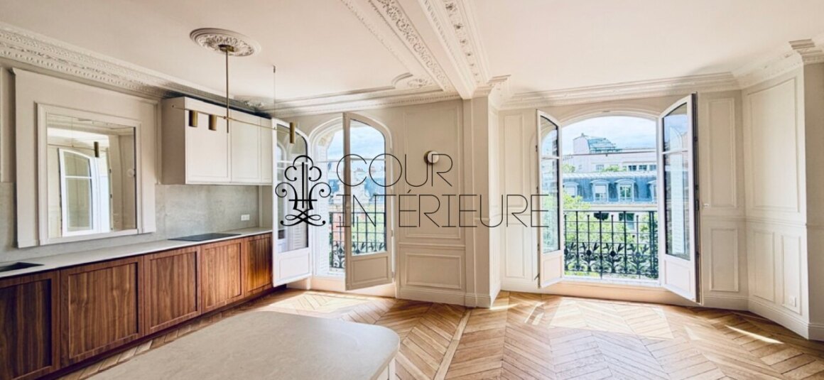 Sans titre100 VIDE – 2 chambres – PARIS 16ème – Bld Exelmans – 65,40 m2 – 5ème étage avec ascenseur – Loyer charges comprises : 2.600 euros (chauffage et eau chaude collectifs)