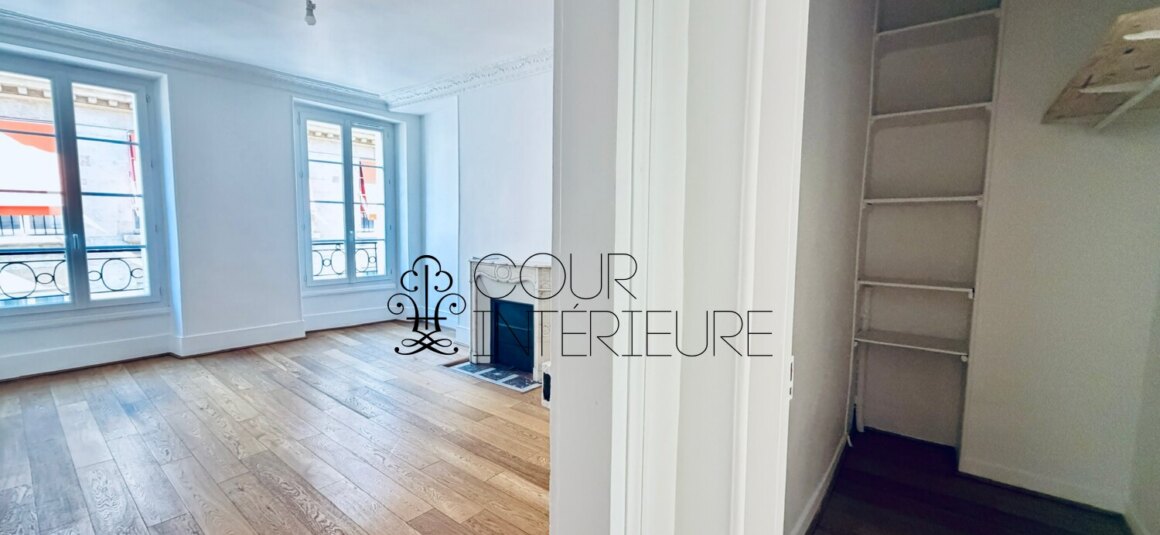 Sans titre207 VIDE – 2 chambres – 74 m2 – Havre Caumartin – PARIS 9e – 3e étage avec ascenseur – Loyer charges comprises : 2.601 euros