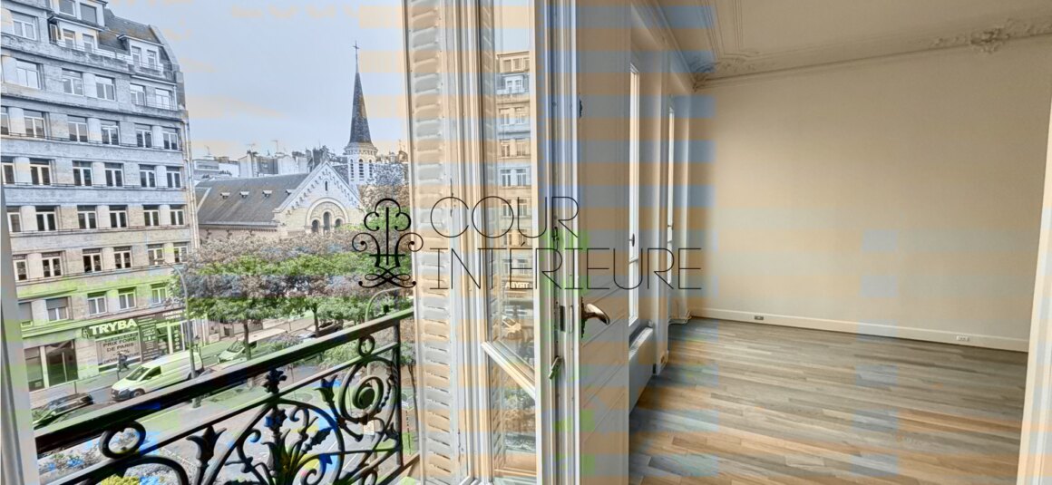 VIDE – 2 chambres – PARIS 8ème – Boulevard des Batignolles – 87,43 m2 – 3ème étage ascenseur – Loyer charges comprises : 3.000 euros