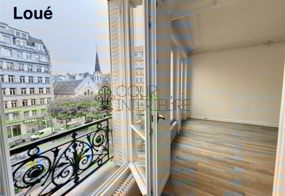 VIDE – 2 chambres – PARIS 8ème – Boulevard des Batignolles – 87,43 m2 – 3ème étage ascenseur – Loyer charges comprises : 3.000 euros