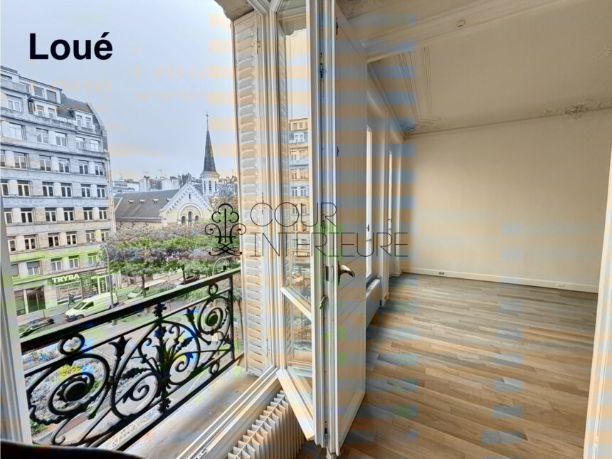 VIDE – 2 chambres – PARIS 8ème – Boulevard des Batignolles – 87,43 m2 – 3ème étage ascenseur – Loyer charges comprises : 3.000 euros