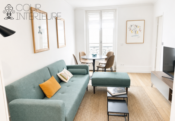MEUBLÉ – 1 chambre – PARIS 7ème – Rue Pierre Leroux – 38,3 m2 – 5ème étage ascenseur – Loyer charges comprises : 1.900 € (Internet inclus)