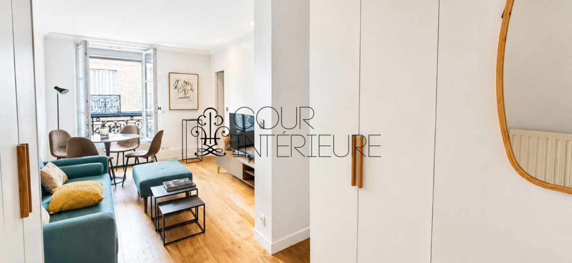 MEUBLÉ – 1 chambre – PARIS 7ème – Rue Pierre Leroux – 38,3 m2 – 5ème étage ascenseur – Loyer charges comprises : 1.900 € (Internet inclus)