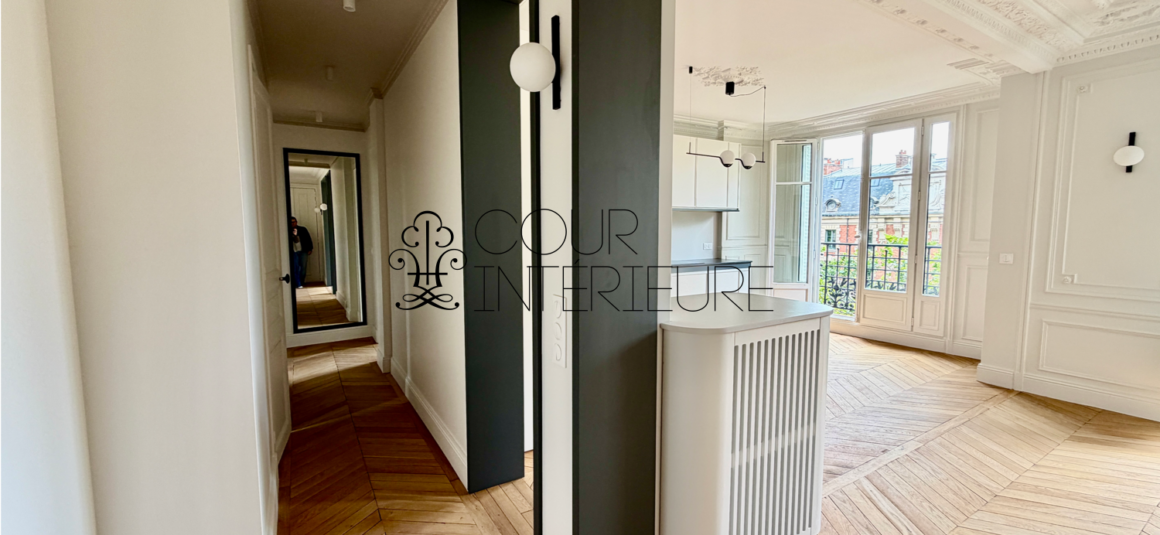 Sans titre63 VIDE – 2 chambres – PARIS 16ème – Bld Exelmans – 75,37 m2 – 4ème étage avec ascenseur – Loyer charges comprises : 3.000 euros (chauffage et eau chaude collectifs)
