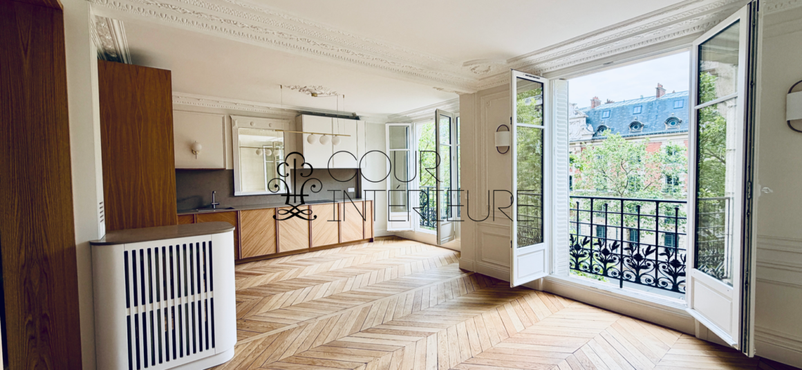 Sans titre68 VIDE – 2 chambres – PARIS 16ème – Bld Exelmans – 75,09 m2 – 3ème étage avec ascenseur – Loyer charges comprises : 3.000 euros (chauffage et eau chaude collectifs)
