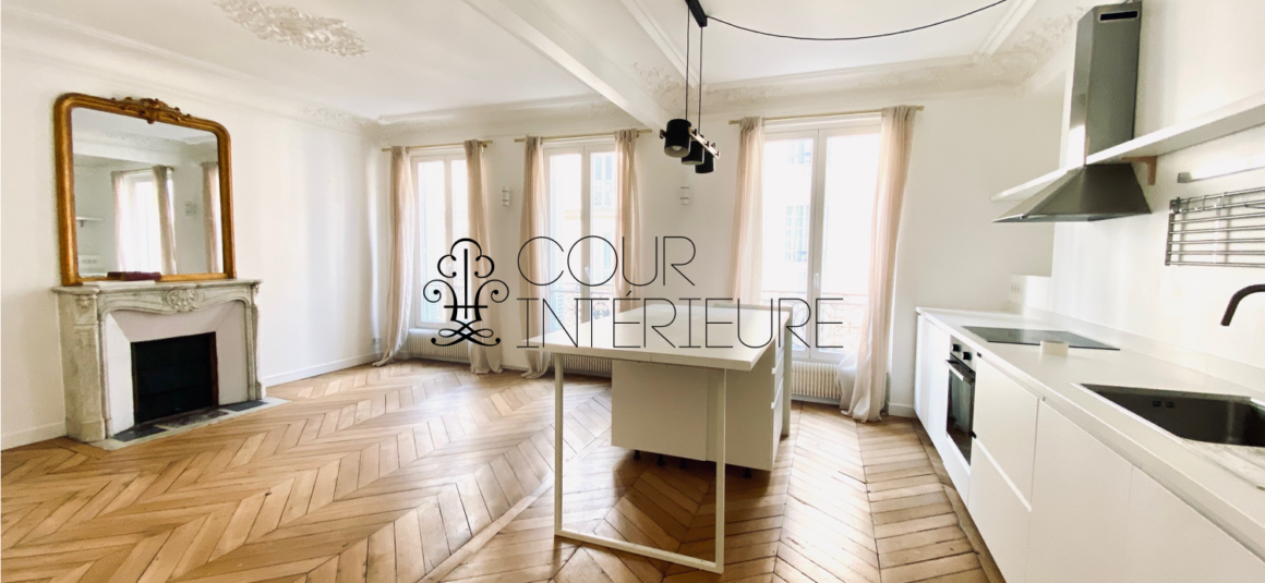 VIDE –  2 chambres – Paris 17ème – 73 m2 – Rue Labie – 3ème étage sans ascenseur – Loyer charges comprises : 2.565 euros