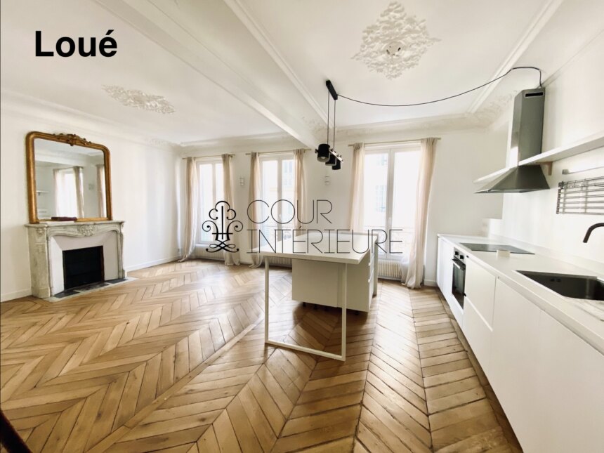 VIDE –  2 chambres – Paris 17ème – 73 m2 – Rue Labie (quartier Ternes / Poncelet) – 3ème étage sans ascenseur – Loyer charges comprises : 2.490 euros