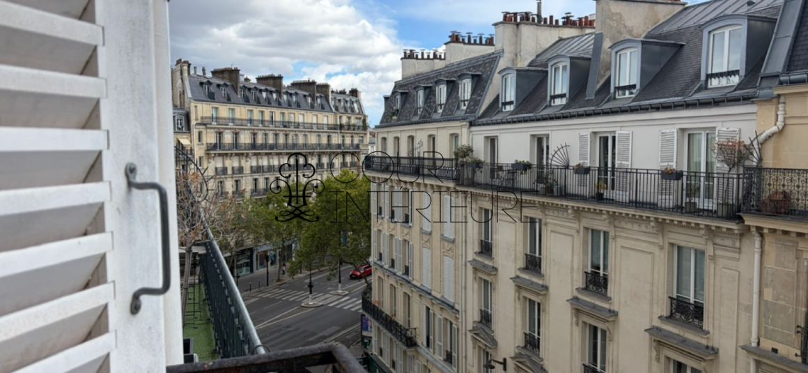 VIDE – 2 chambres –  51 m2 + Balcon filant –  Paris 17ème – Rue Labie  (Ternes / Poncelet) – 5ème étage sans ascenseur  – Loyer charges comprises : 1.900 €
