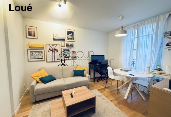 MEUBLÉ – 1 chambre – Paris 18ème – Rue Championnet / angle rue Ordener – 35,54 m2 – 3ème étage ascenseur – Loyer charges comprises : 1.300 euros (chauffage collectif inclus)