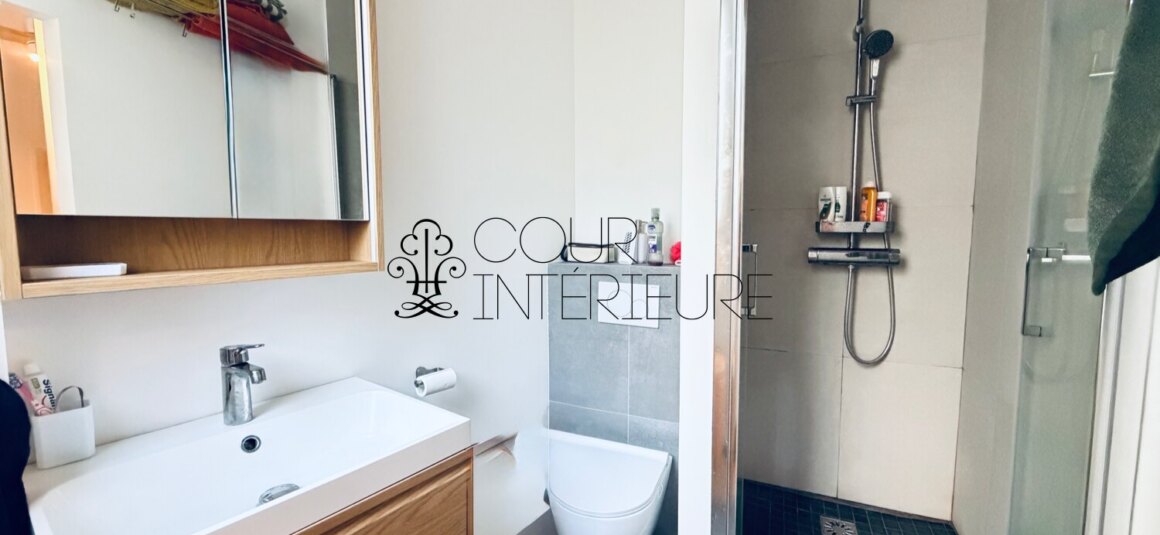 Sans titr500 MEUBLÉ – 1 chambre – Paris 18ème – Rue Championnet / angle rue Ordener – 35,54 m2 – 3ème étage ascenseur – Loyer charges comprises : 1.300 euros (chauffage collectif inclus)