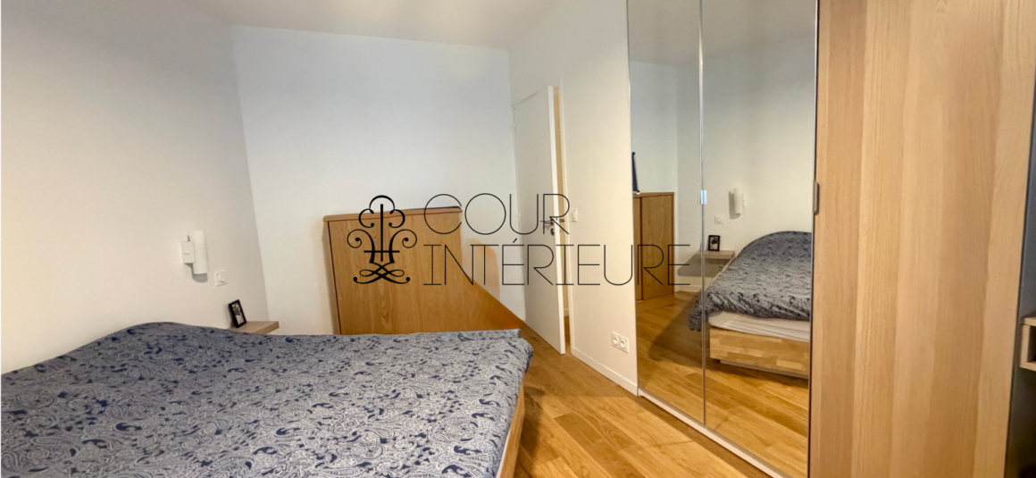Sans titre501 MEUBLÉ – 1 chambre – Paris 18ème – Rue Championnet / angle rue Ordener – 35,54 m2 – 3ème étage ascenseur – Loyer charges comprises : 1.300 euros (chauffage collectif inclus)