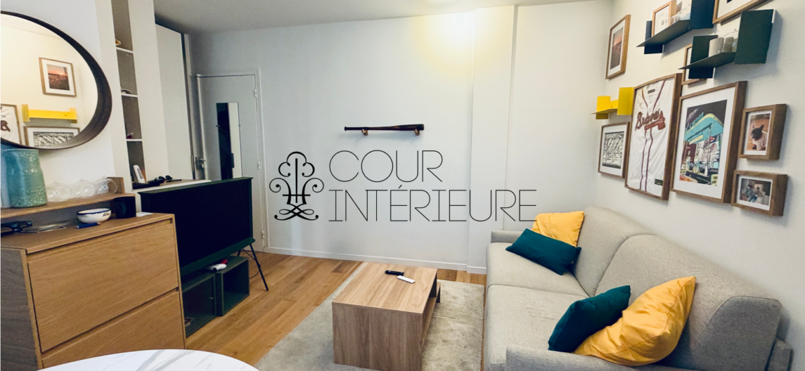 Sans titre508 MEUBLÉ – 1 chambre – Paris 18ème – Rue Championnet / angle rue Ordener – 35,54 m2 – 3ème étage ascenseur – Loyer charges comprises : 1.300 euros (chauffage collectif inclus)